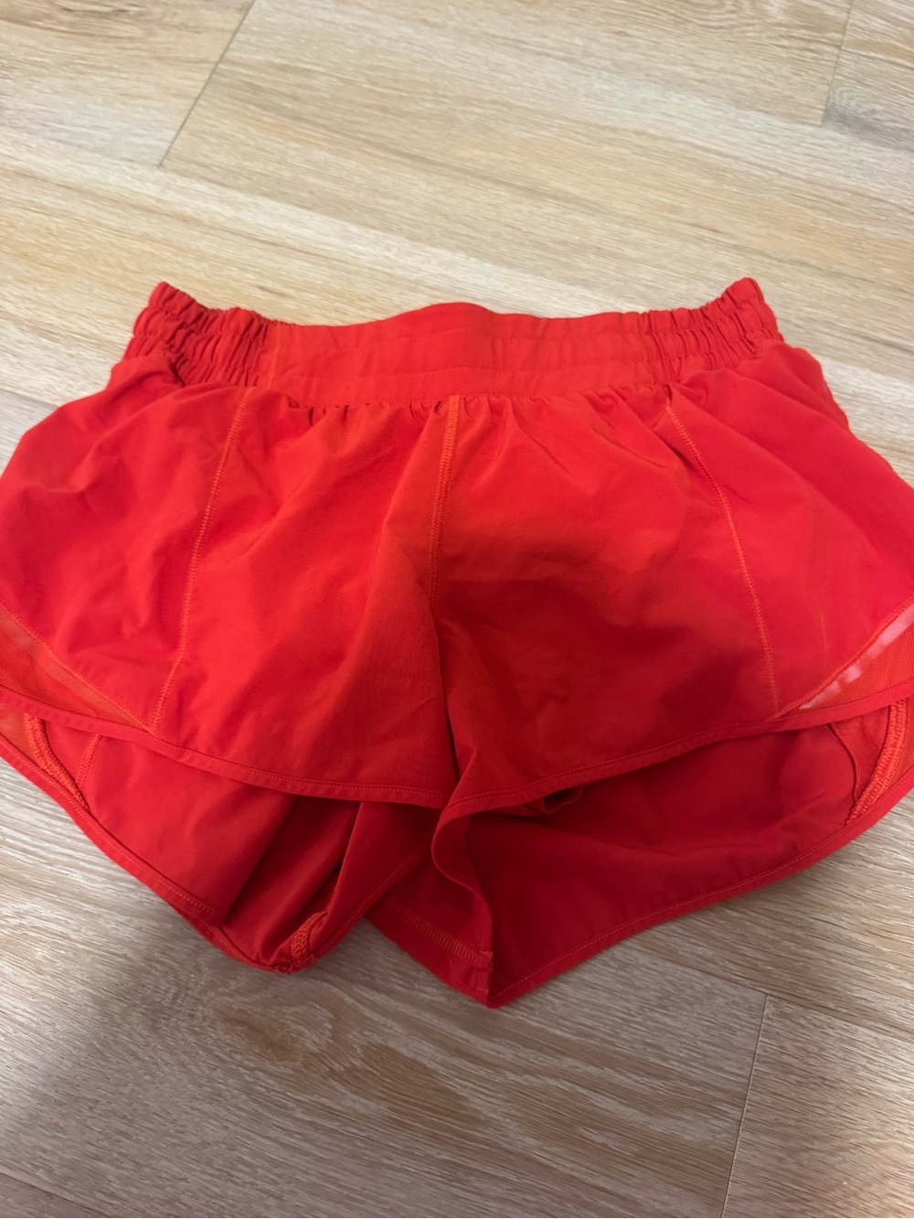 lululemon athletica 2.5 inches Bright Red Layered Athletic Shorts